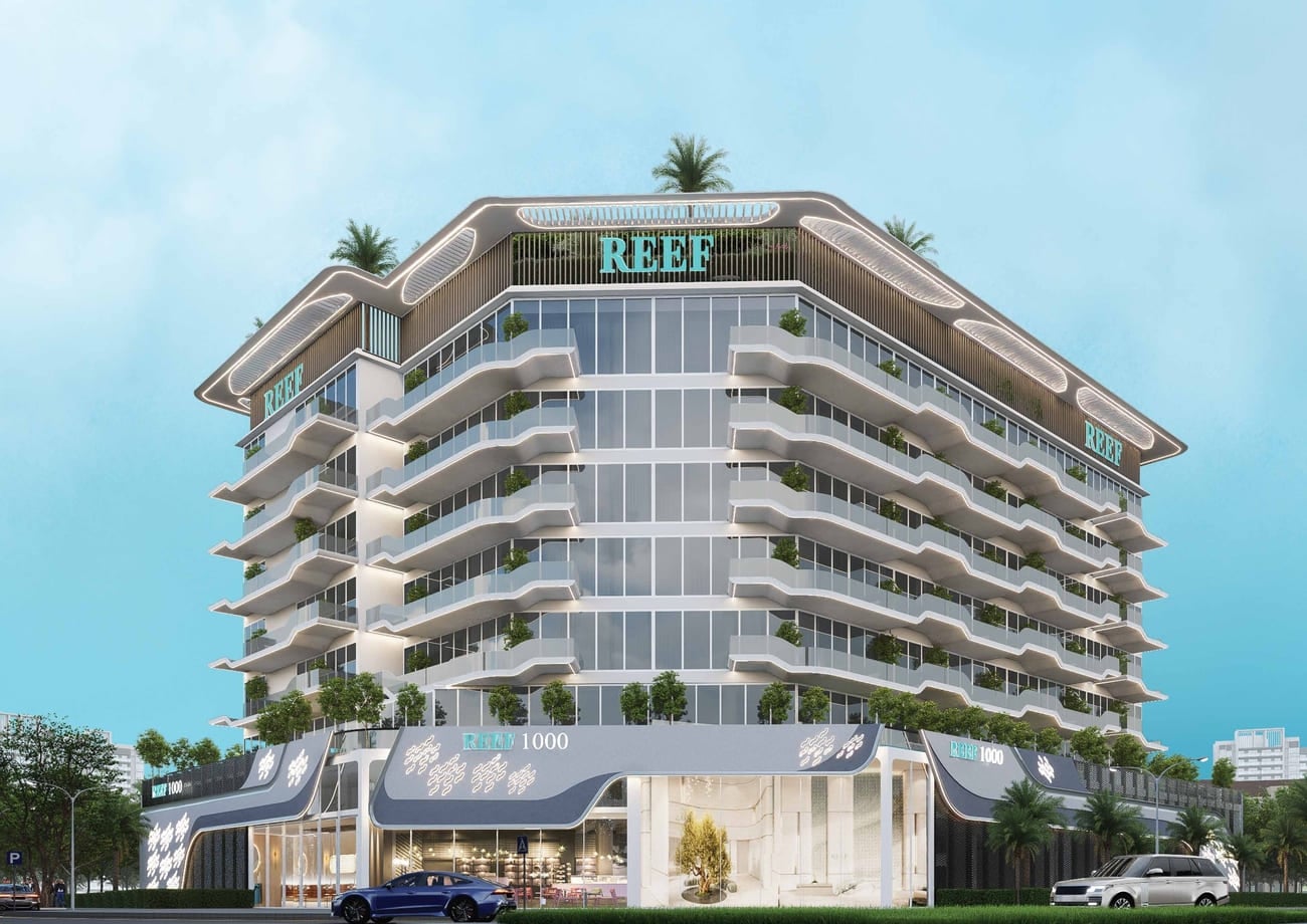 Reef 1000 by REEF Luxury Developments, Dubailand Residence Complex. Render supplied by developer.