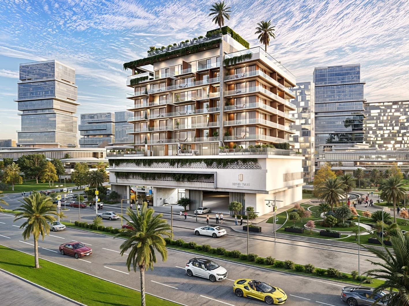 Heaven Views 1 by 4Direction Developers, Dubailand Residence Complex. Render supplied by developer.