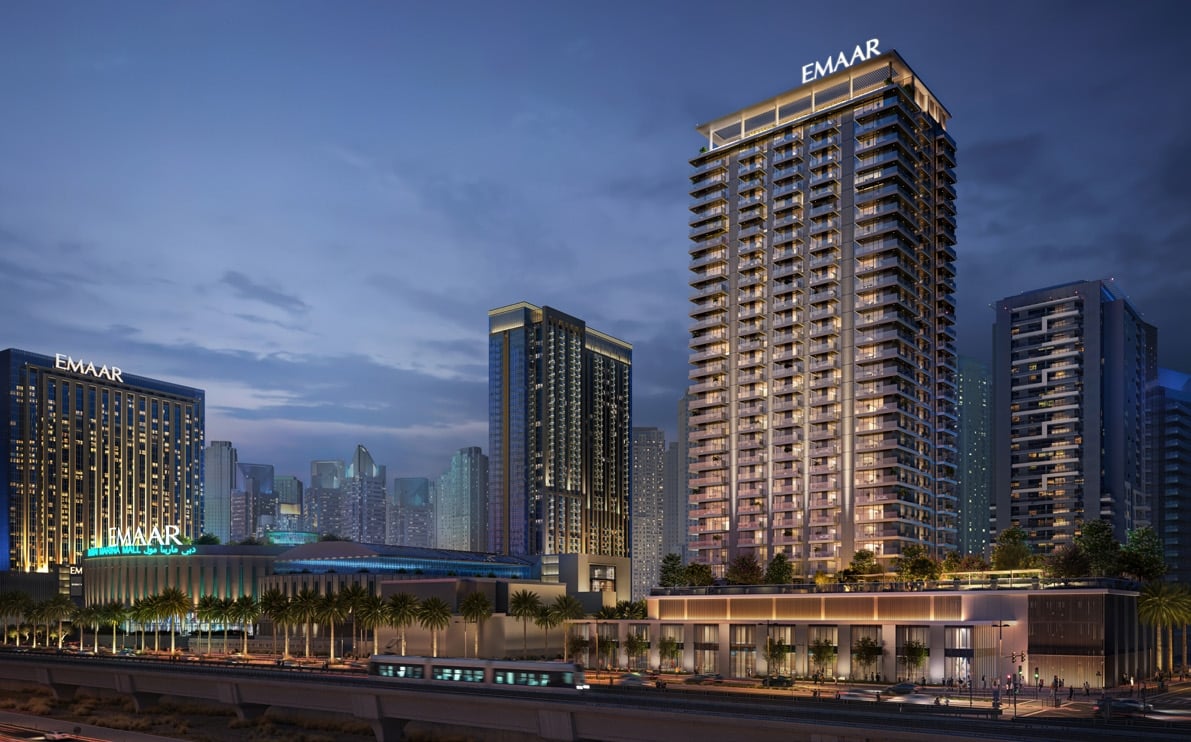 Marina Cove by Emaar, Dubai Marina. Render supplied by developer.