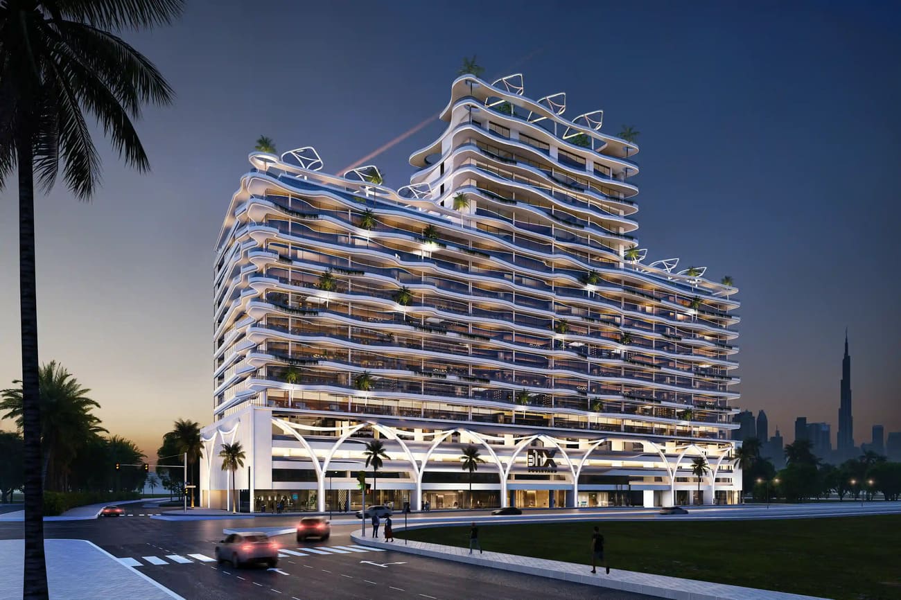 311 Boulevard by BAMX Development, JVC (Jumeirah Village Circle). Render supplied by developer.