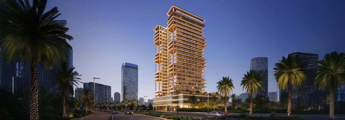 Binghatti Hillside by Binghatti, Dubai Science Park. Render supplied by developer.