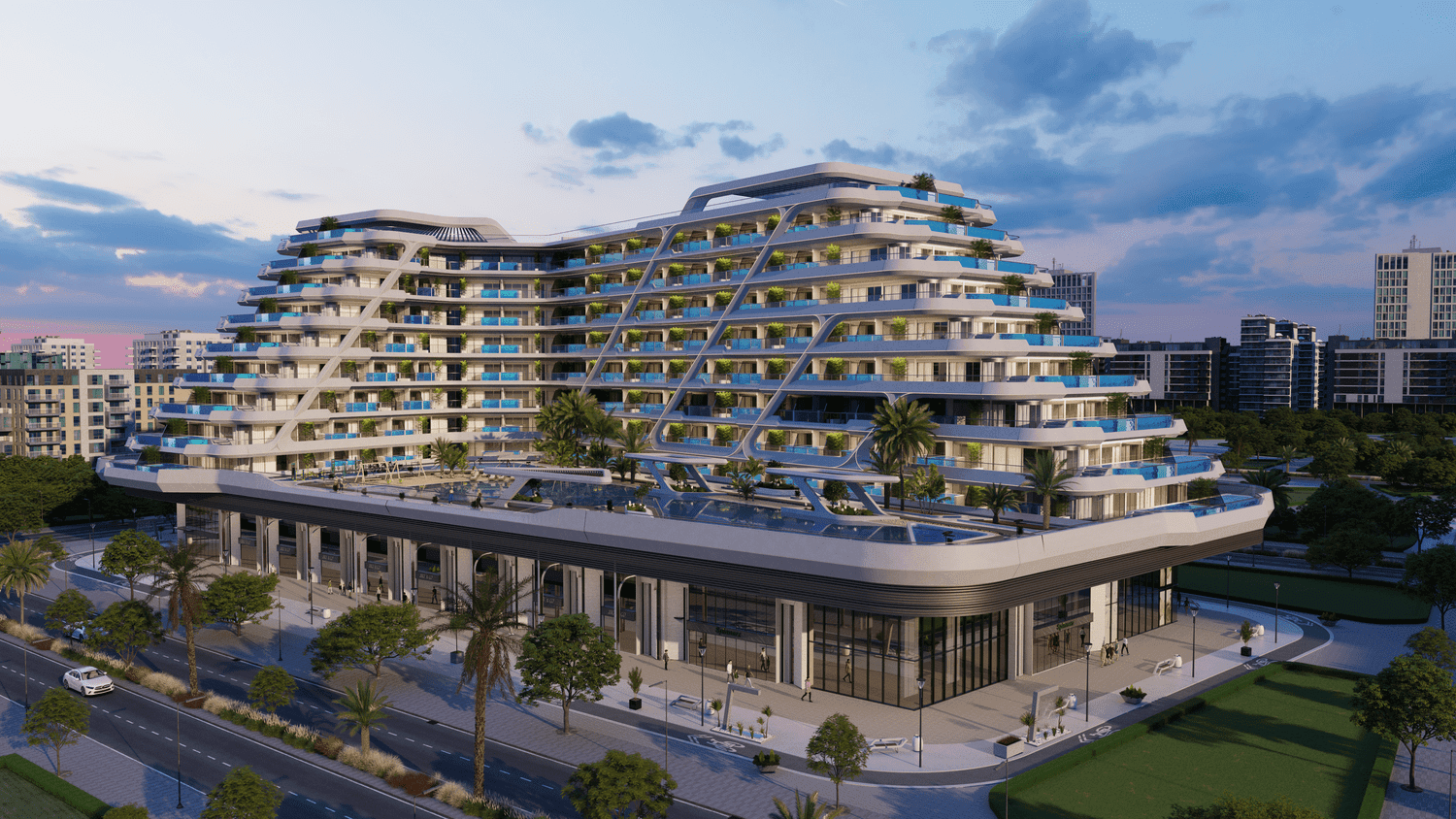Samana Mykonos Signature by Samana, Arjan. Render supplied by developer.