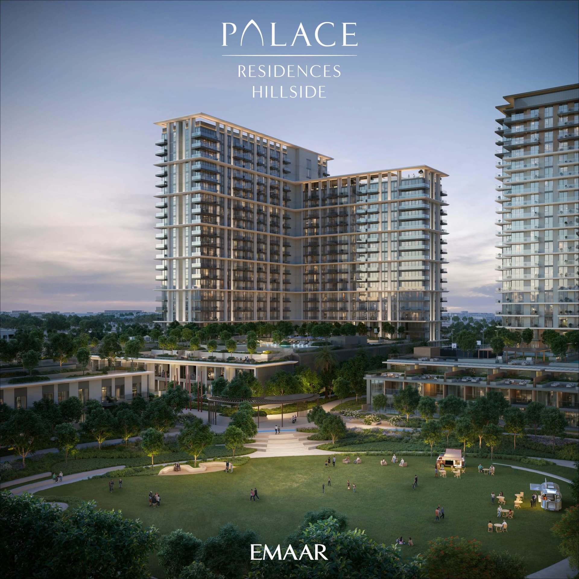 Palace Residences Hillside by Emaar, Dubai Hills. Render supplied by developer.