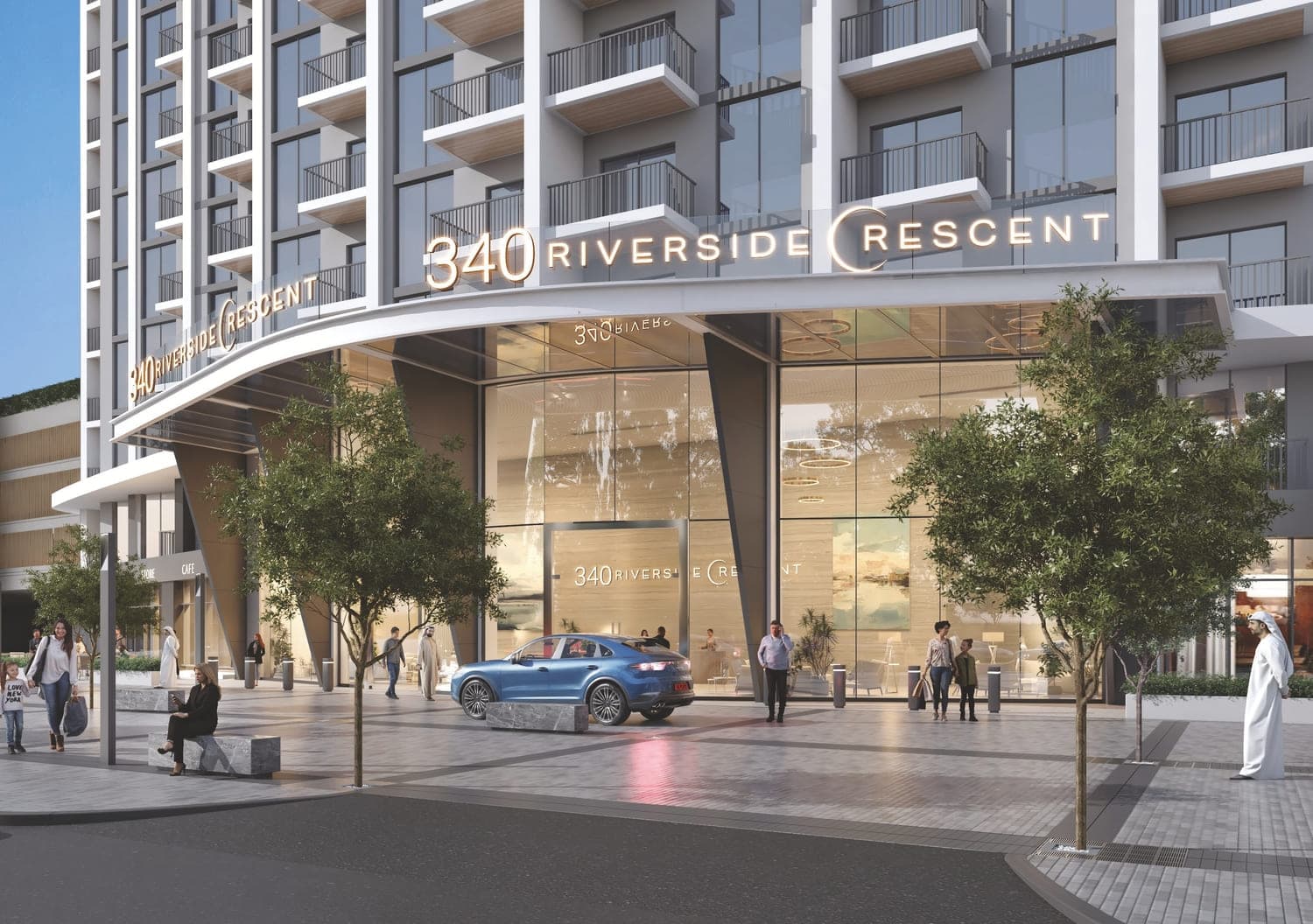 340 Riverside Crescent by Sobha, Sobha Hartland 2. Render supplied by developer.