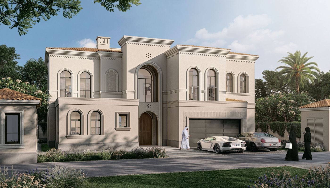 Bloom Living 7 Almeria by Bloom Properties, Zayed City. Render supplied by developer.