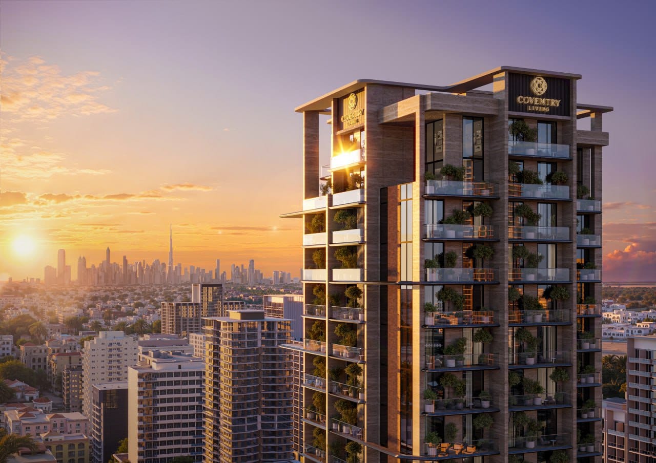 Coventry Living by GFS Developments in JVC (Jumeirah Village Circle), render supplied by developer