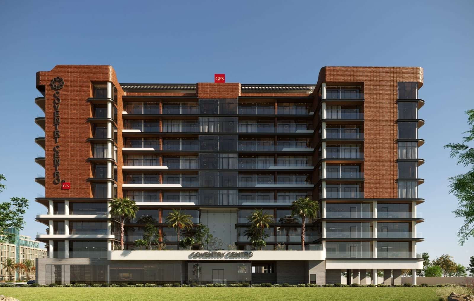 Coventry Centro by GFS Developments, Dubai Industrial City. Render supplied by developer.