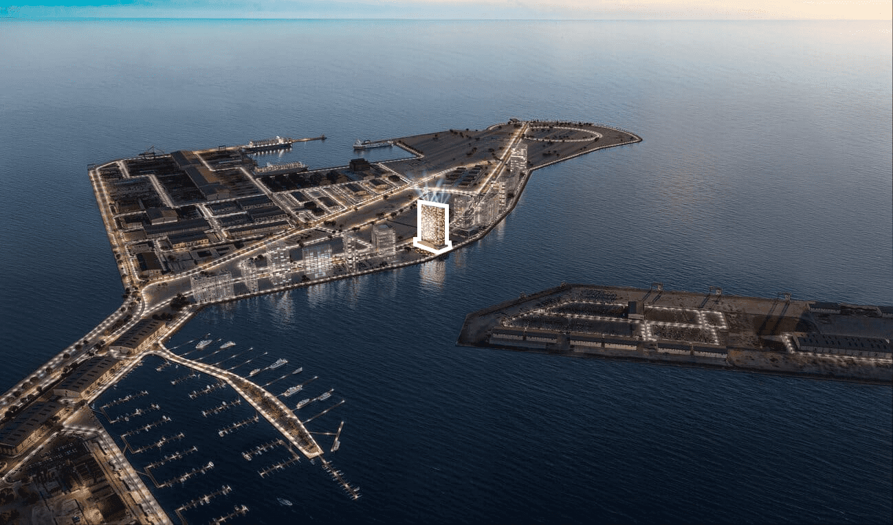 The Pier Residences by LMD, Maritime City. Render supplied by developer.