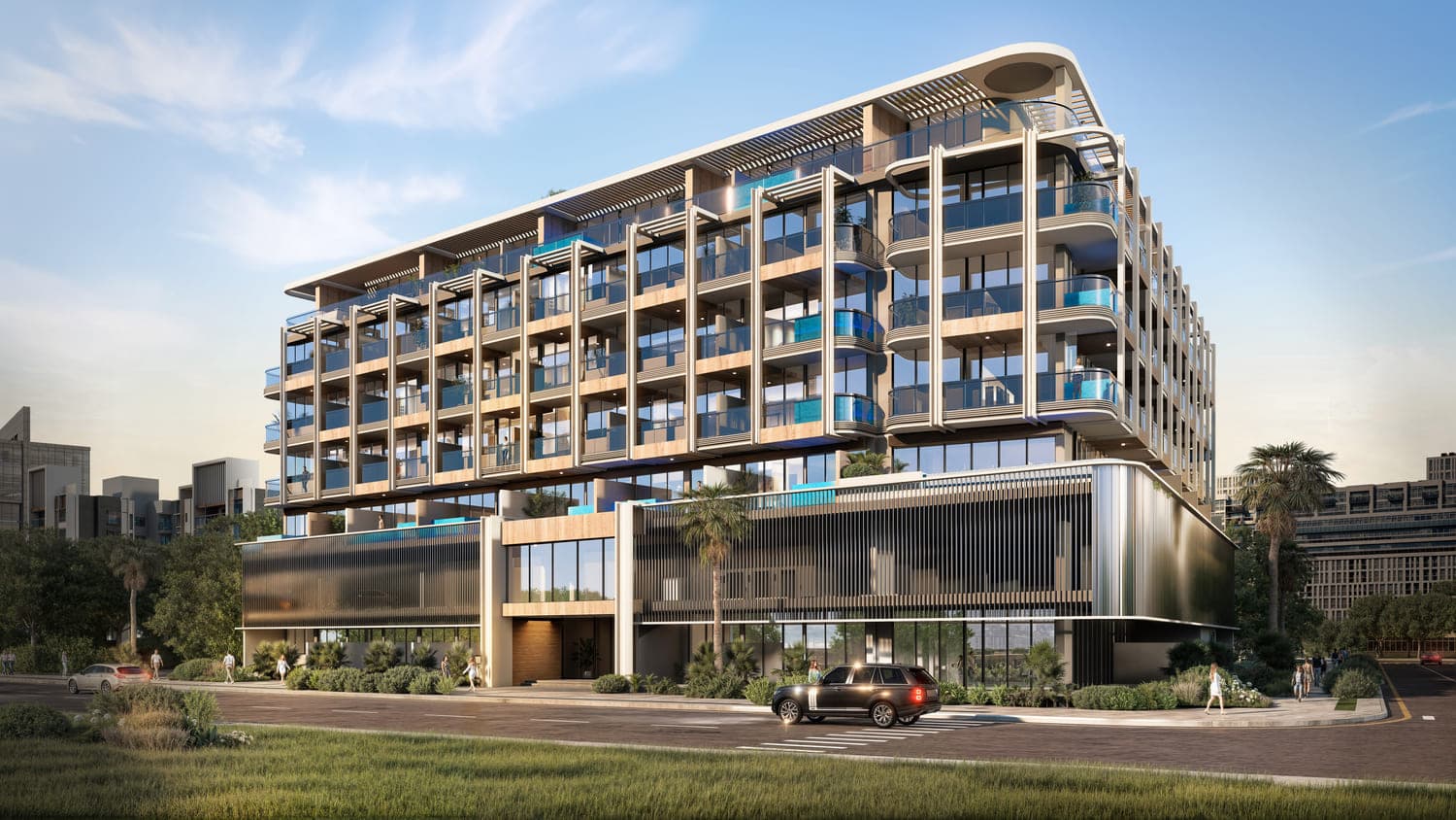 105 Residences by Kamdar by Kamdar Developments, JVC (Jumeirah Village Circle). Render supplied by developer.