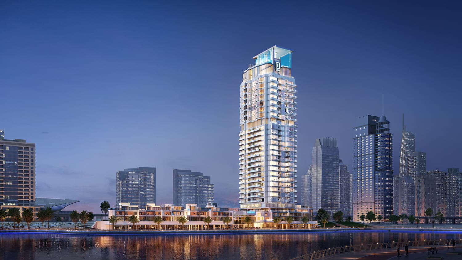 LIV Waterside by LIV Developers, Dubai Marina. Render supplied by developer.