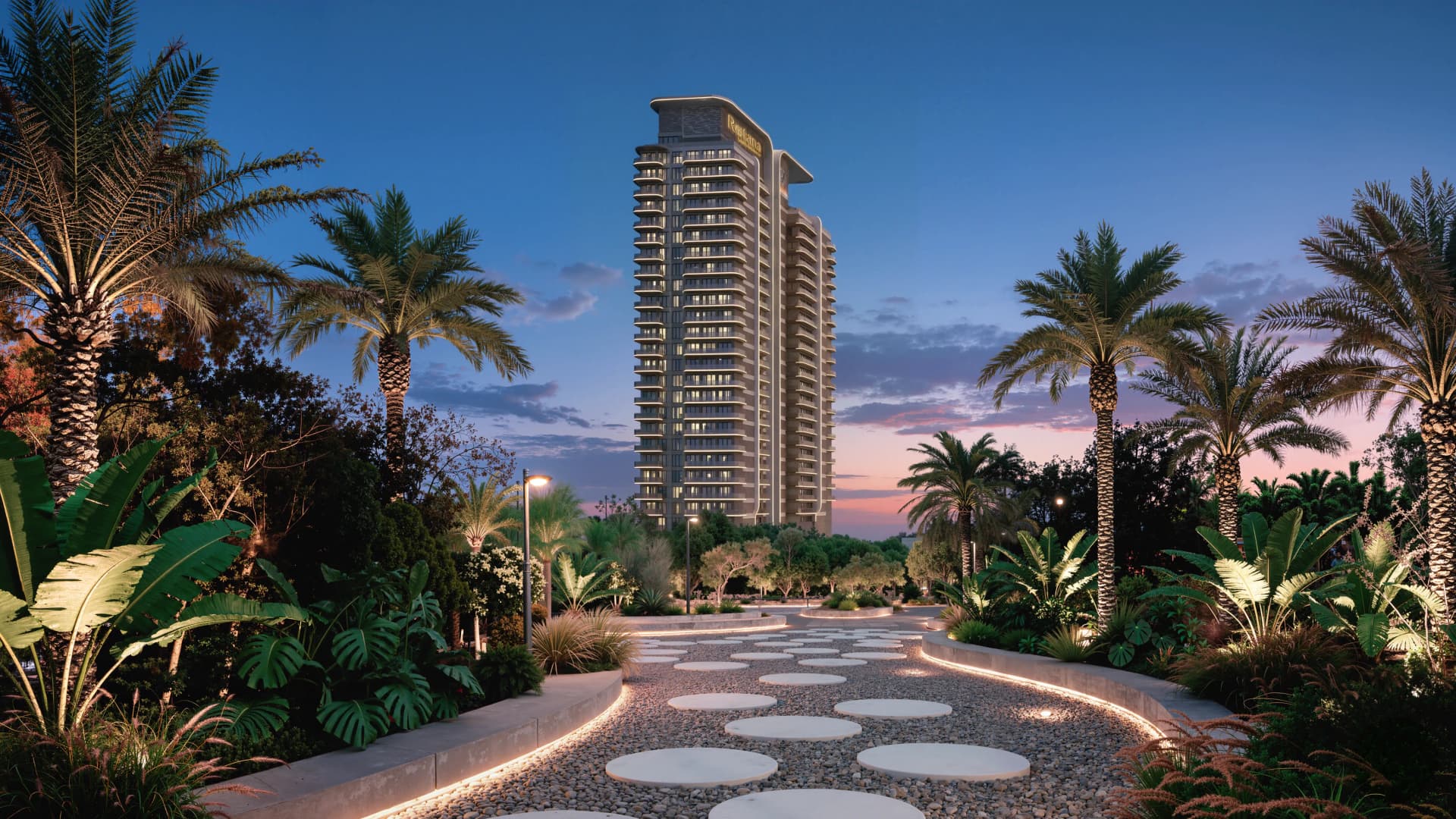 Rotana Residences South Tower by Royal Group, Reem Island. Render supplied by developer.