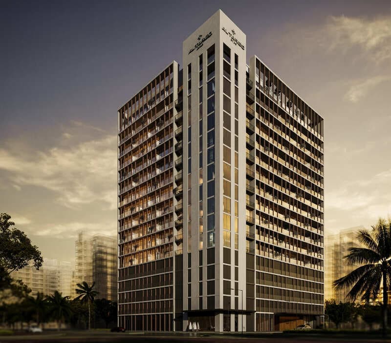 Norah Residence by Al Tareq Star, JVC (Jumeirah Village Circle). Render supplied by developer.