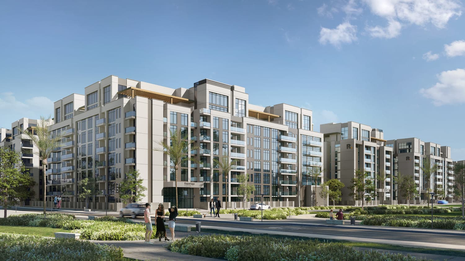 Royal Park by Reportage, Masdar City. Render supplied by developer.