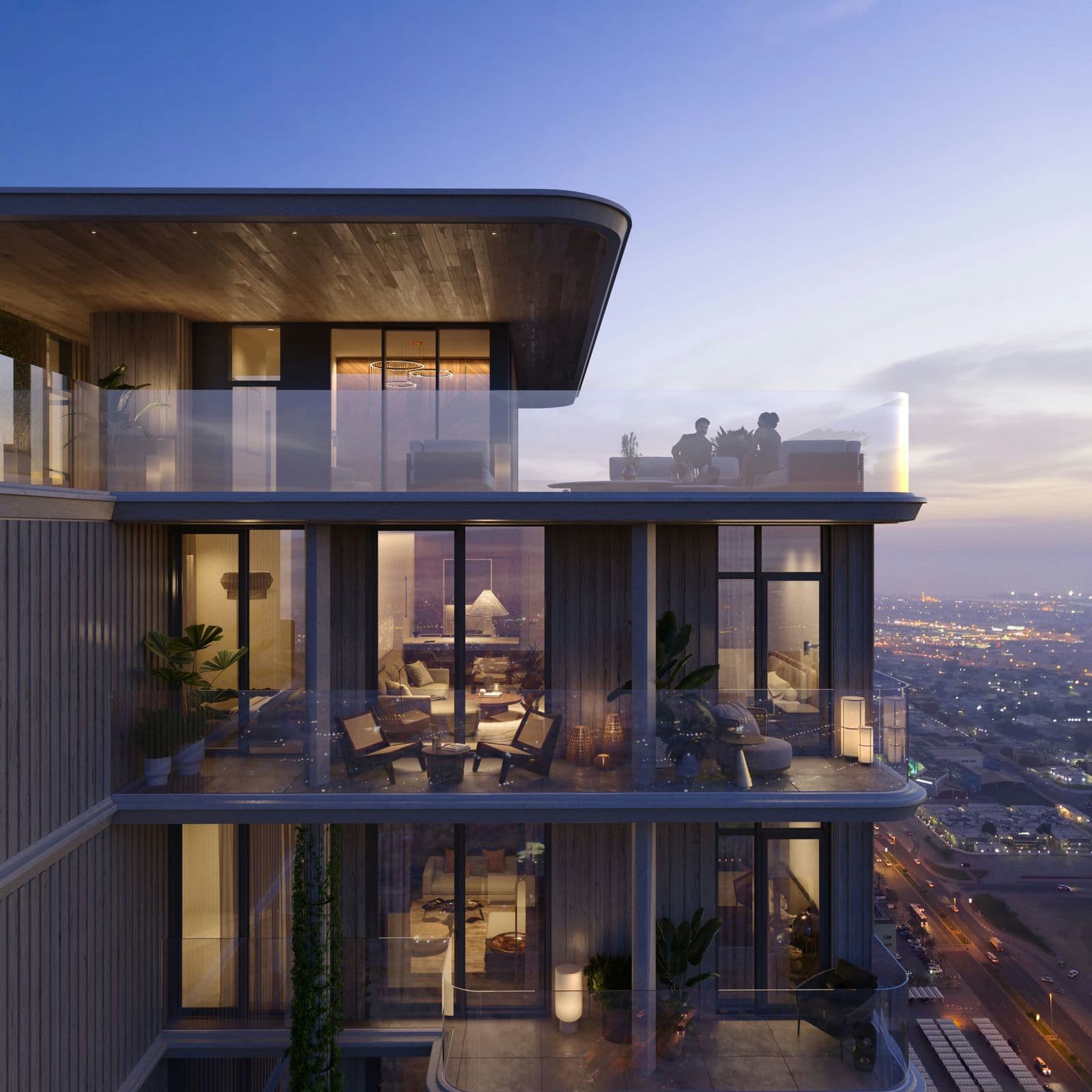Oak Yard by One Yard, JVC (Jumeirah Village Circle). Render supplied by developer.