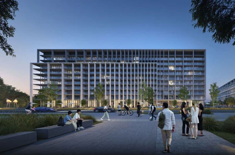 Safa Parkview by ARADA, Muwaileh Commercial. Render supplied by developer.