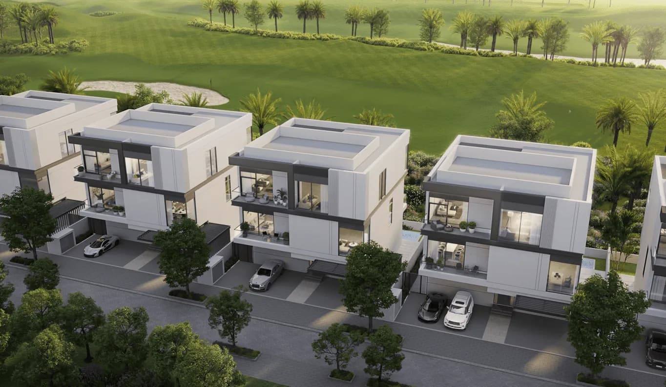 Terra Golf Collection Phase 2 by Taraf, Jumeirah Golf Estates. Render supplied by developer.