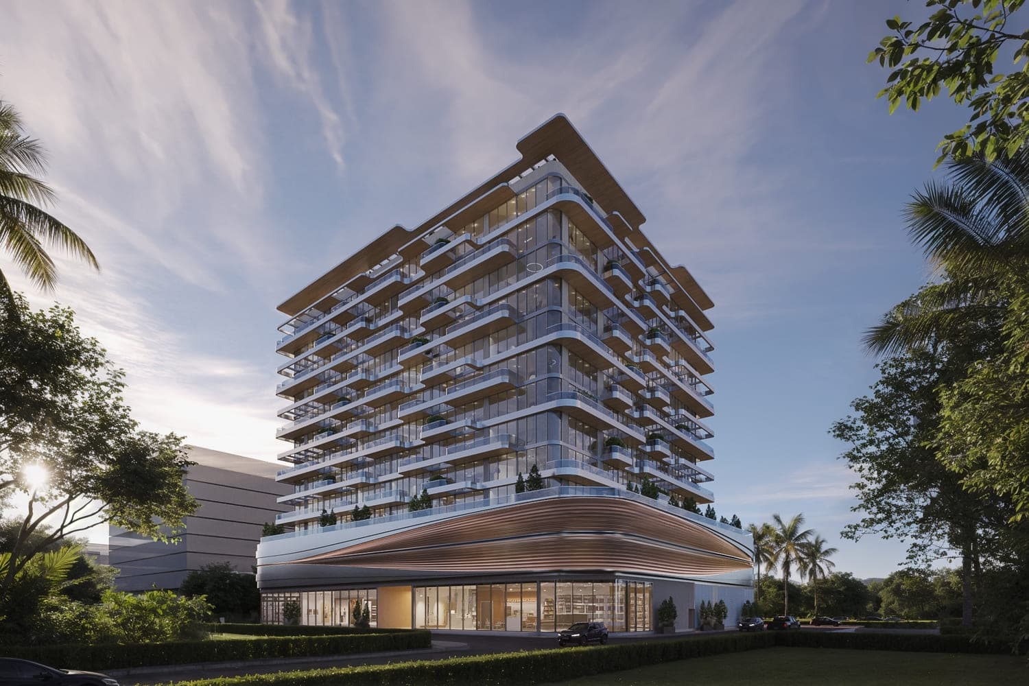 Seaside by Prestige One by Prestige One, Dubai Islands. Render supplied by developer.