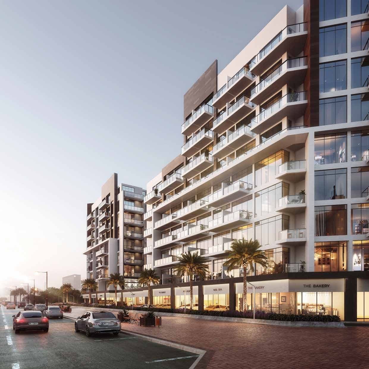 Beach Oasis 1 and 2 by Azizi, Dubai Studio City. Render supplied by developer.