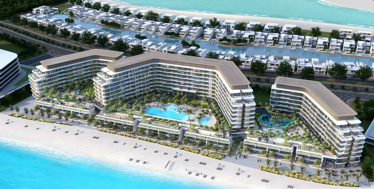 Beach Residences at Siniya Island by Sobha, Siniya Island. Render supplied by developer.