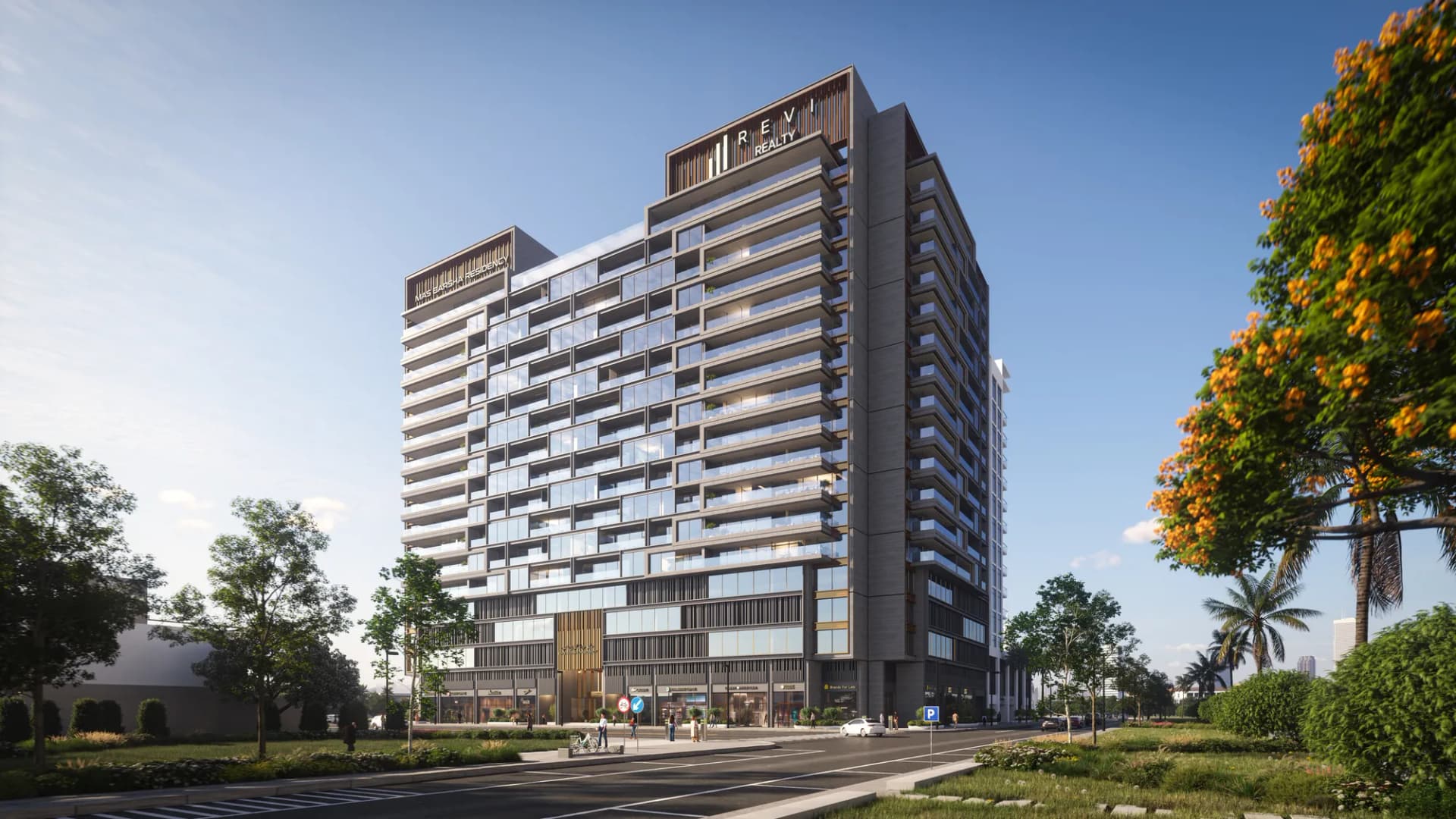 Mas Barsha Residency by Revi Realty, Al Barsha. Render supplied by developer.
