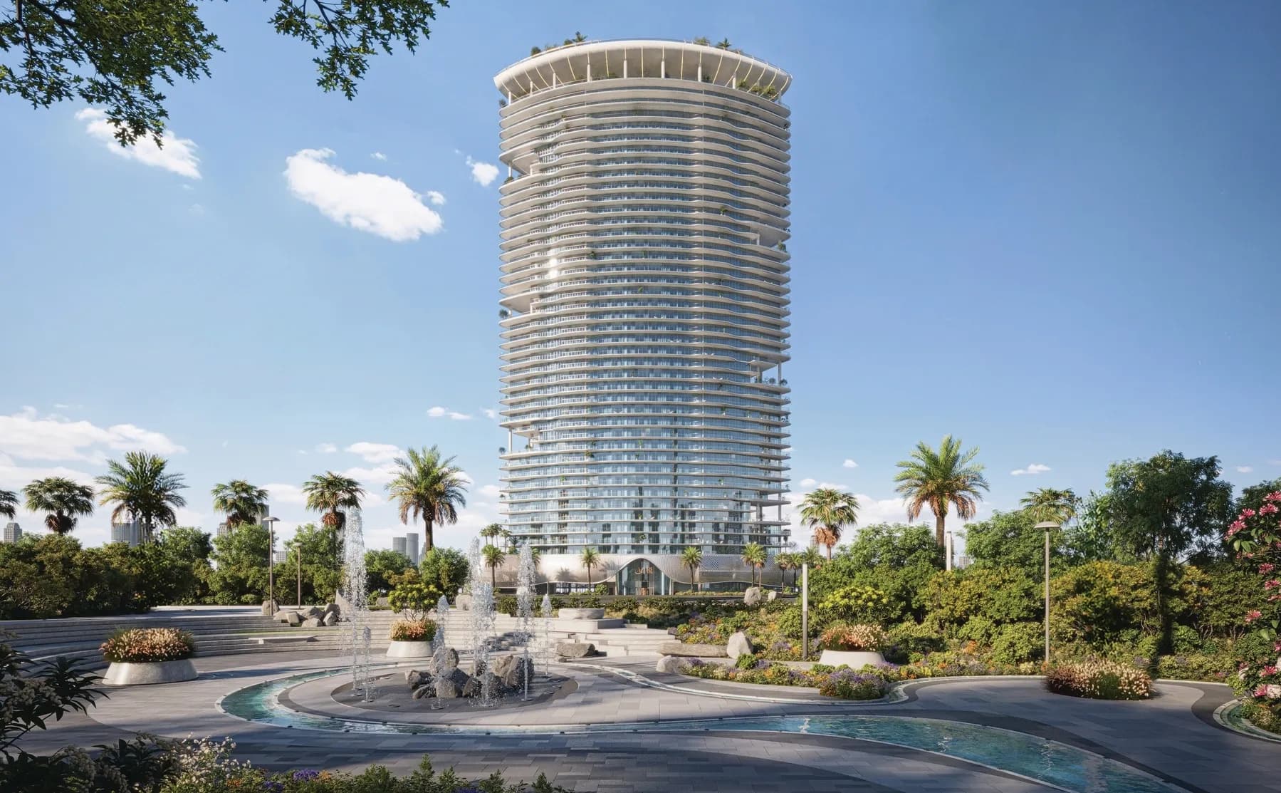 Azure by Lapis by LAPIS Properties, Al Hamra Free Zone. Render supplied by developer.