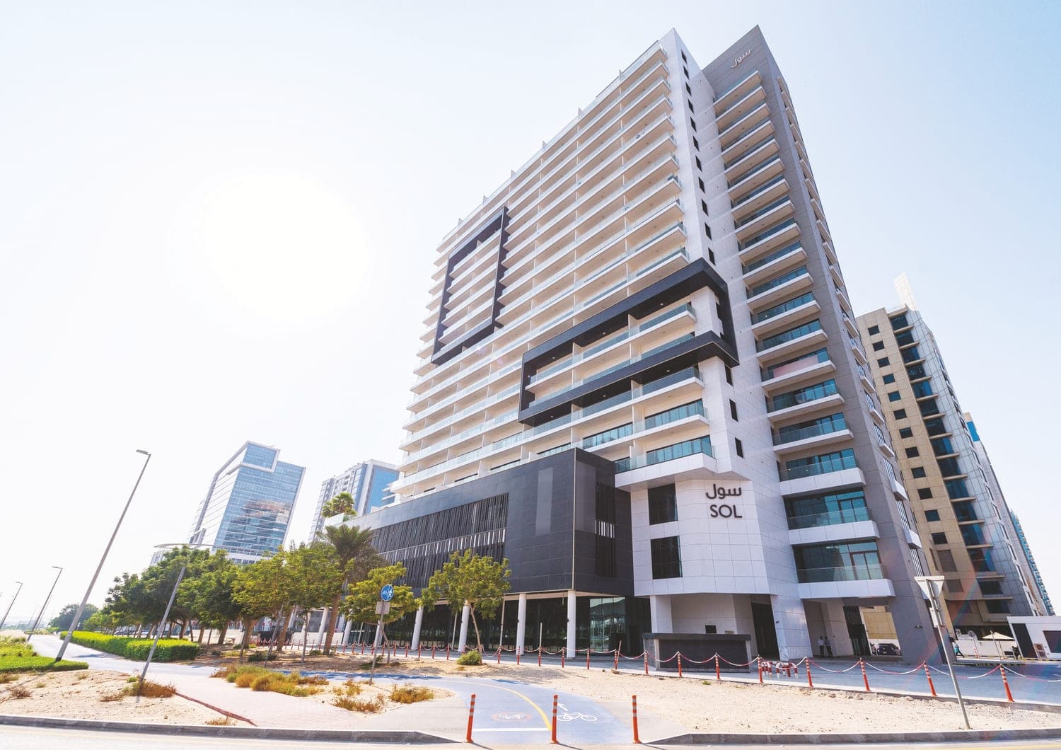 SOL Bay by SOL Properties, Business Bay. Render supplied by developer.