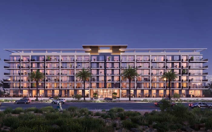 Aurora by Binghatti by Binghatti, JVC (Jumeirah Village Circle). Render supplied by developer.