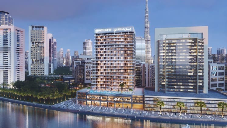 Trillionaire Residences by Binghatti, Business Bay. Render supplied by developer.