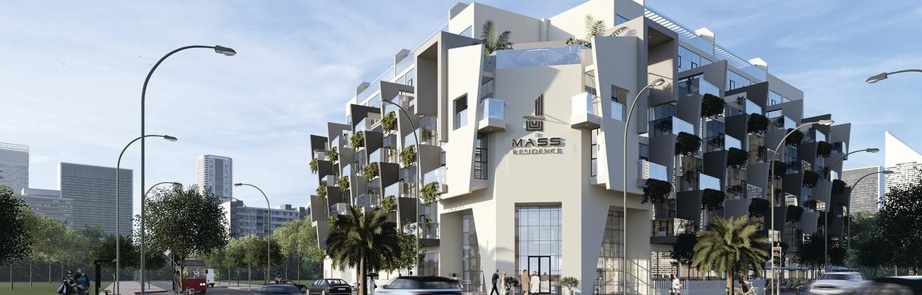 Mass Residences by Jaiedco Real Estate Development, JVC (Jumeirah Village Circle). Render supplied by developer.