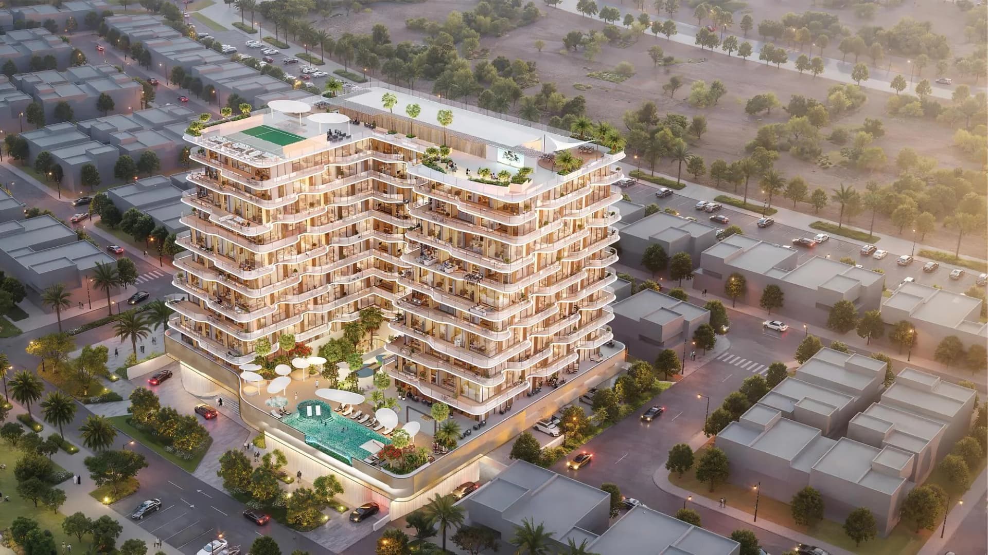 Marquis Horizon by Marquis Developers, Madinat Al Mataar. Render supplied by developer.