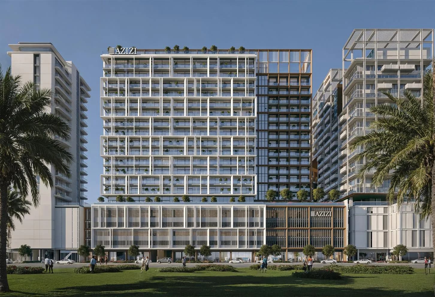 Azizi Farishta II by Azizi, Al Jaddaf. Render supplied by developer.