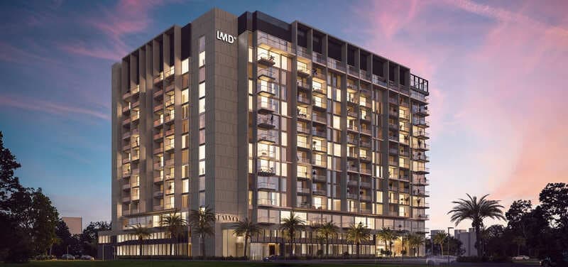 Taiyo Residences by LMD, Jebel Ali Village. Render supplied by developer.