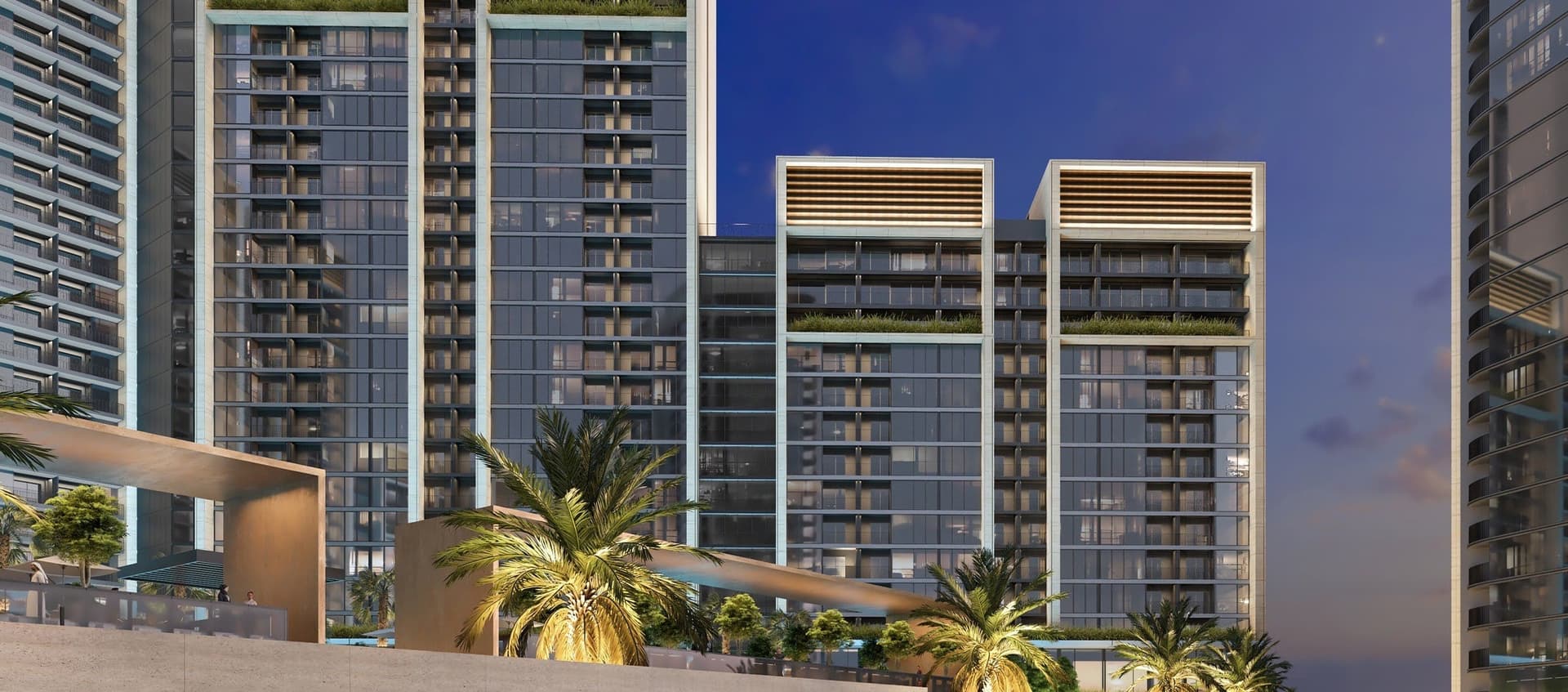 Sobha Orbis by Sobha, Dubai Motor City. Render supplied by developer.