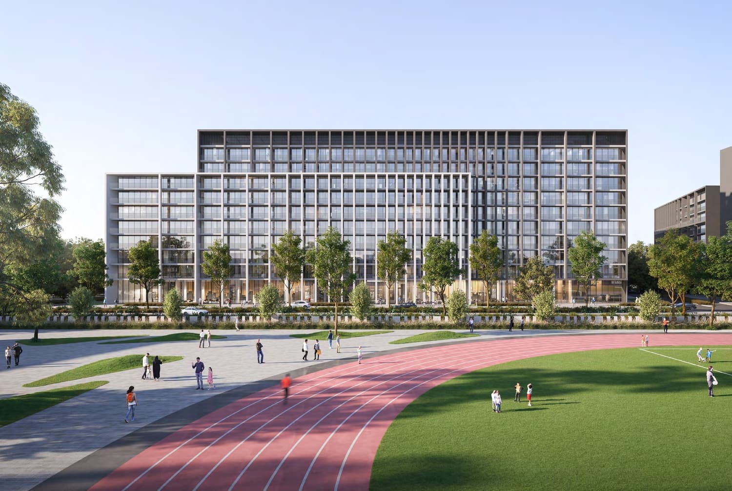 Nesba 3 by ARADA, Muwaileh Commercial. Render supplied by developer.
