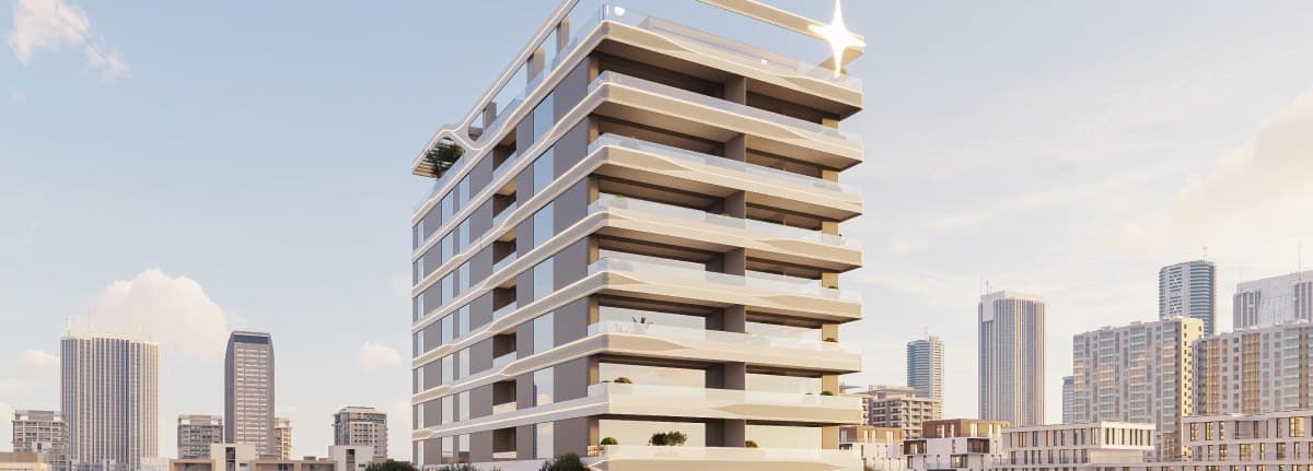 Jardin Astral by Galaxy Realty, Jumeirah Garden City. Render supplied by developer.