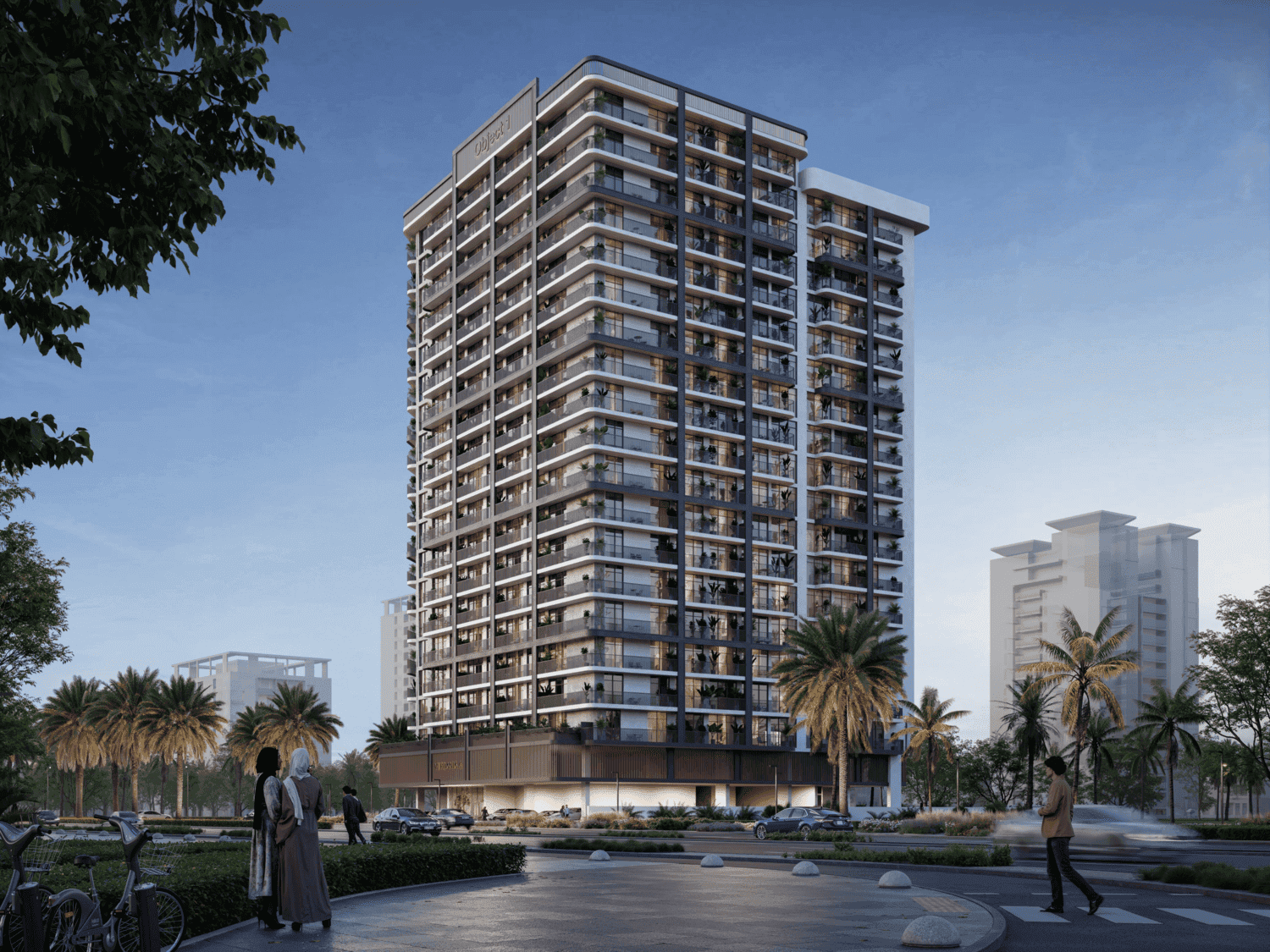 VERDAN1A 4 by Object One, Dubailand Residence Complex. Render supplied by developer.
