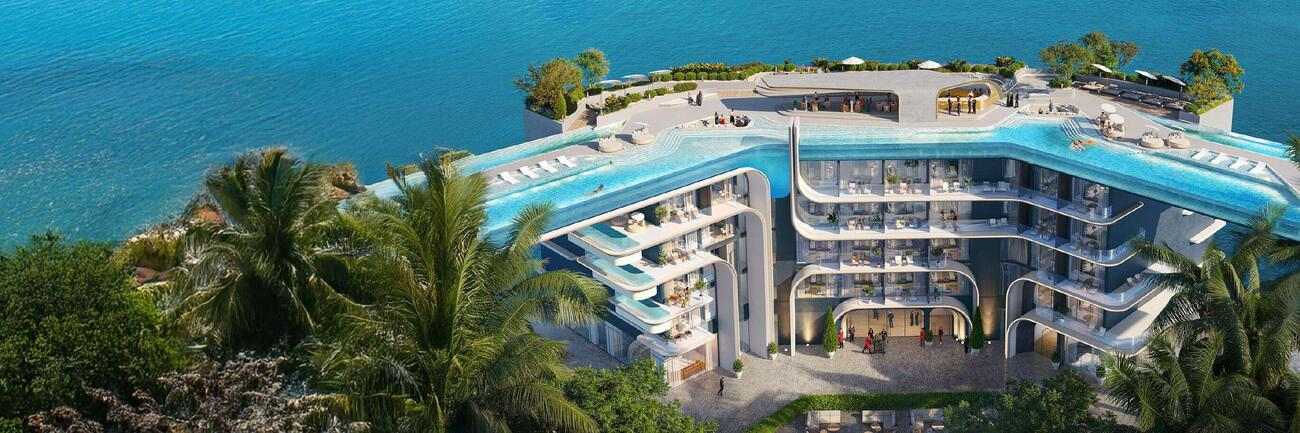 Hotel London by The Heart of Europe, World of Islands. Render supplied by developer.