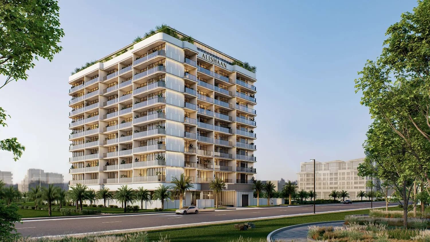 Parkgreen Residences by Alishaan Developments, Liwan. Render supplied by developer.