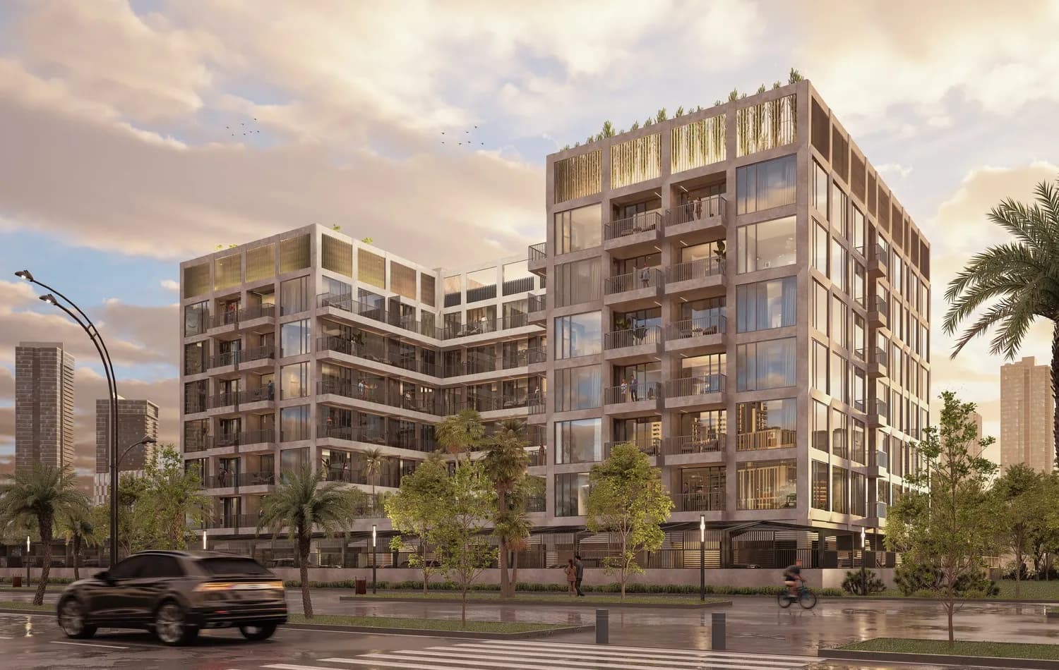 The Collective by Bold Living Real Estate Development, Dubai South. Render supplied by developer.