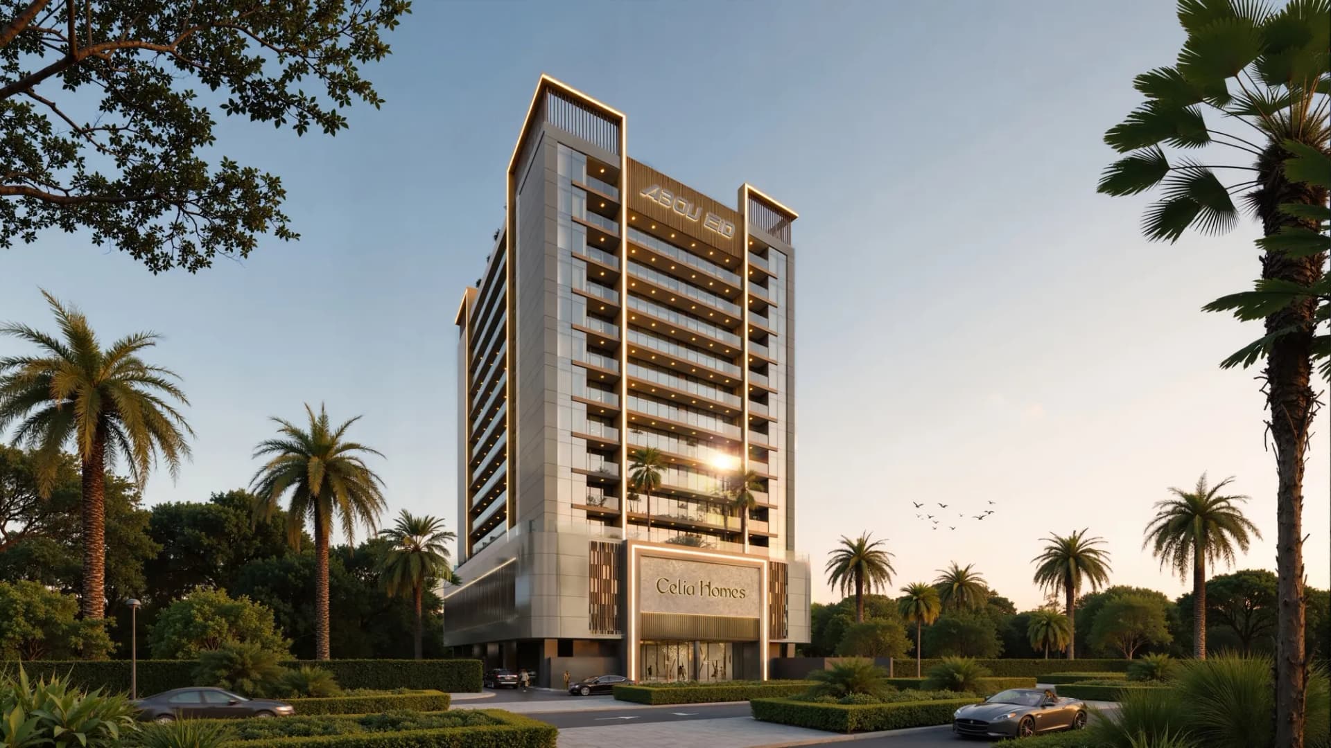 Celia Homes by Abou Eid, Dubailand Residence Complex. Render supplied by developer.