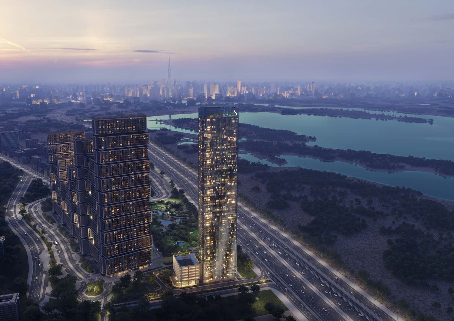 The Element at Sobha One by Sobha, Ras Al Khor. Render supplied by developer.