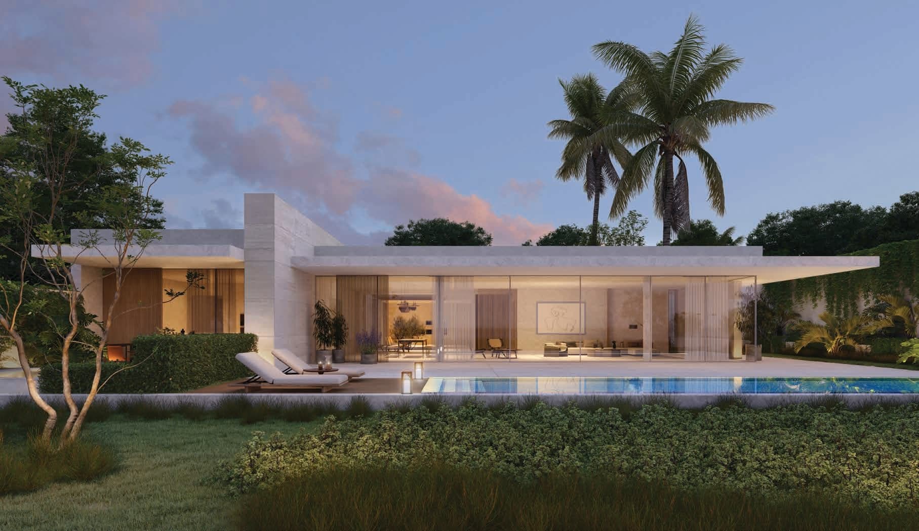 Al Zorah Beach Hills Villa's by Al Zorah Development Company, Al Zorah City. Render supplied by developer.