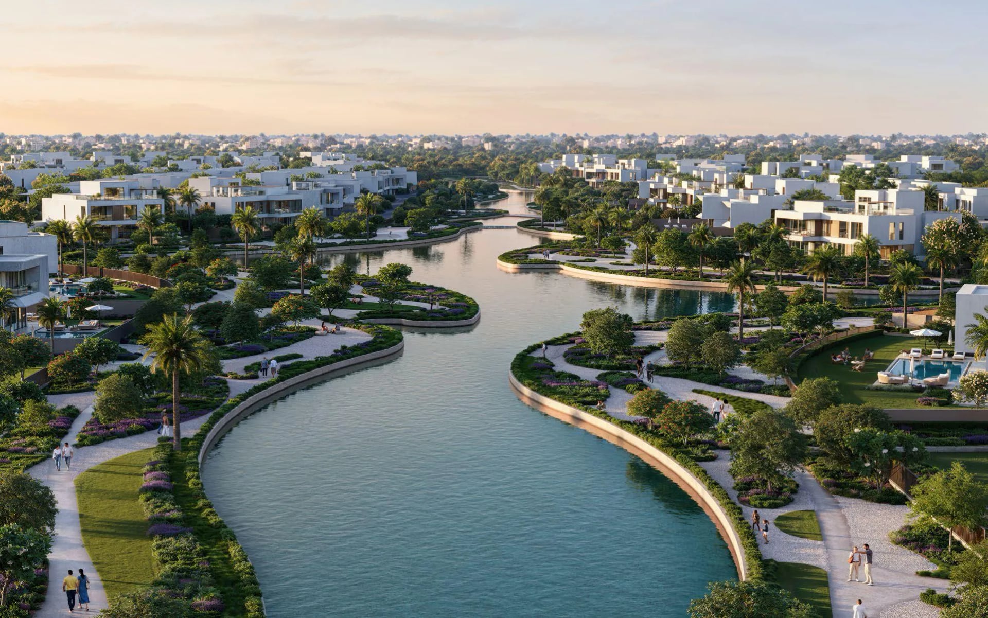 Mareva 1 and 2 The Oasis by Emaar in Al Hebiah 5, render supplied by developer