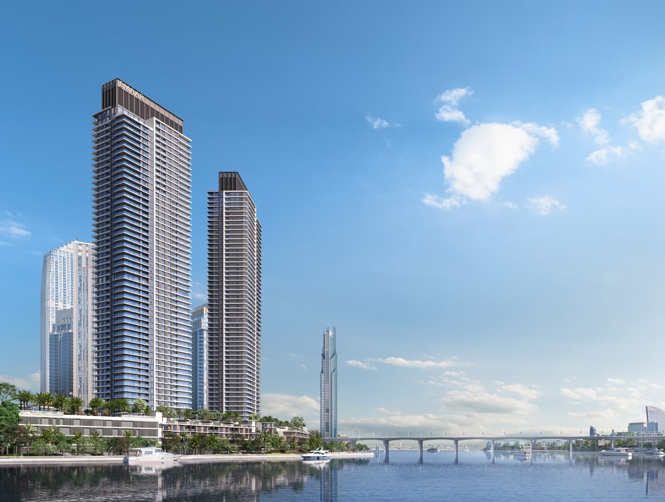 Creek Waters 2 by Emaar, Dubai Creek Harbour. Render supplied by developer.