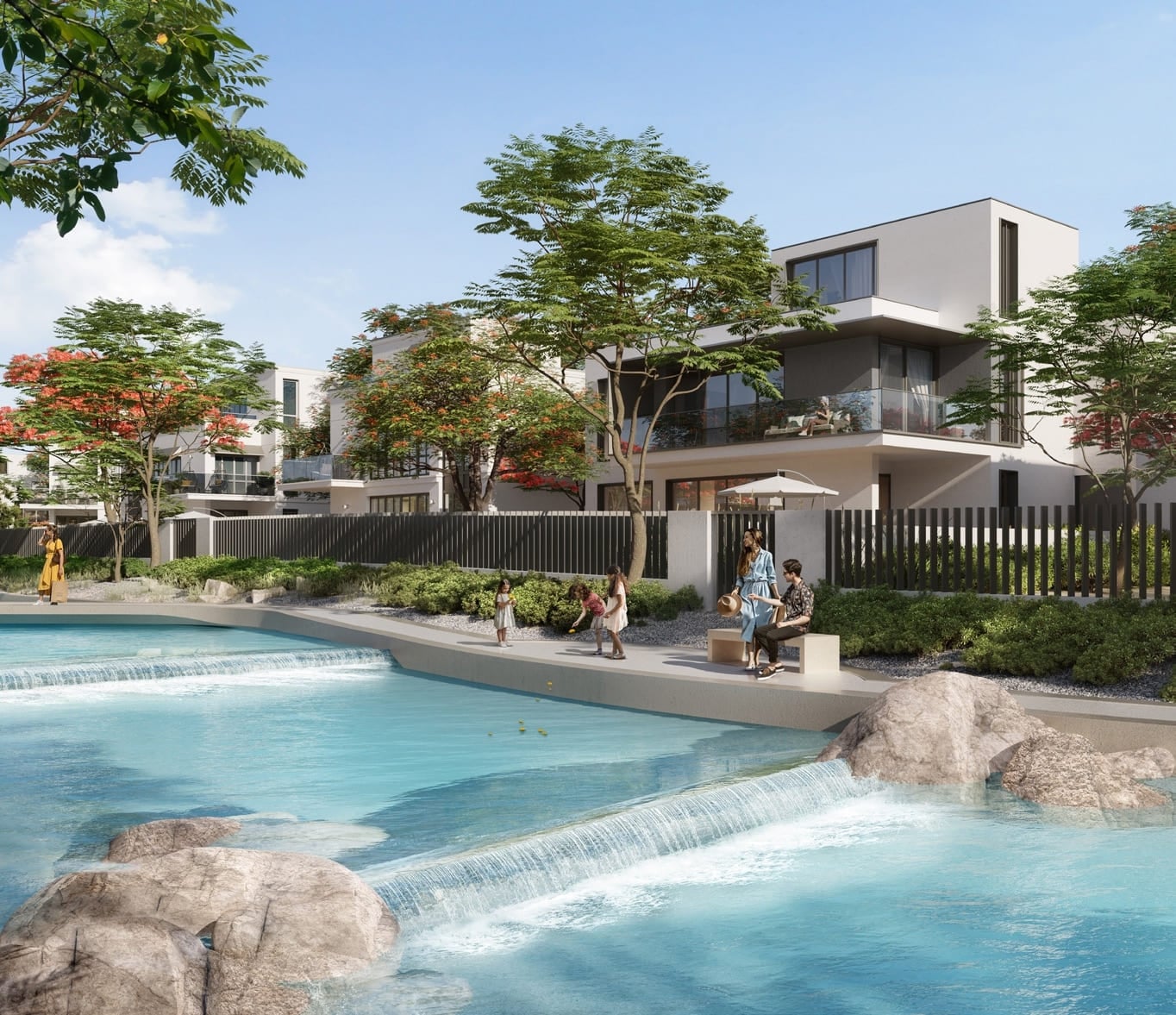 The Oasis Palmiera by Emaar in The Oasis, render supplied by developer