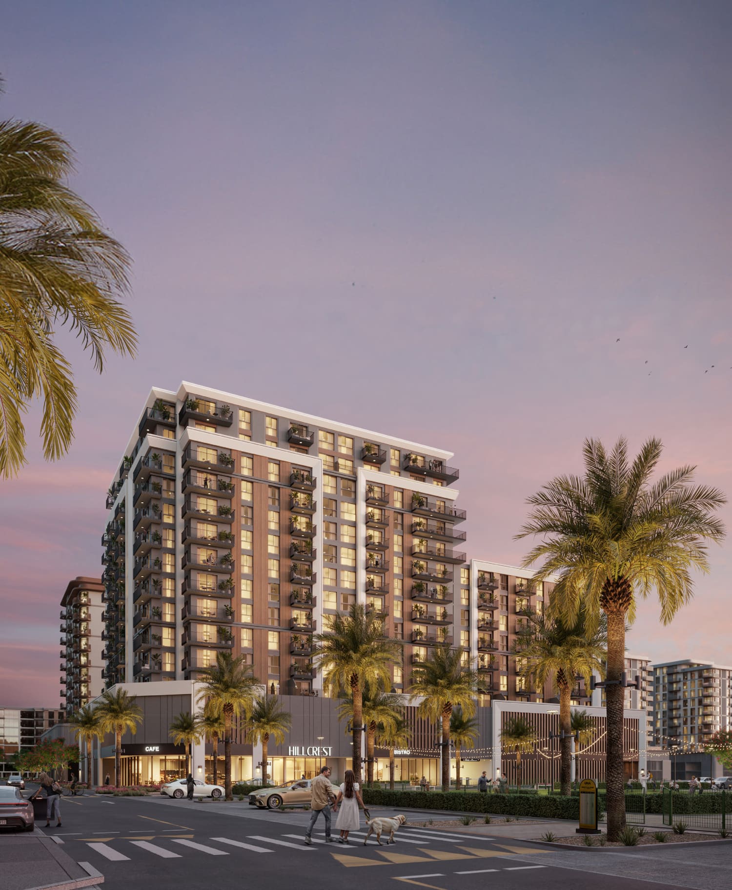 HillCrest by Nshama, Town Square. Render supplied by developer.