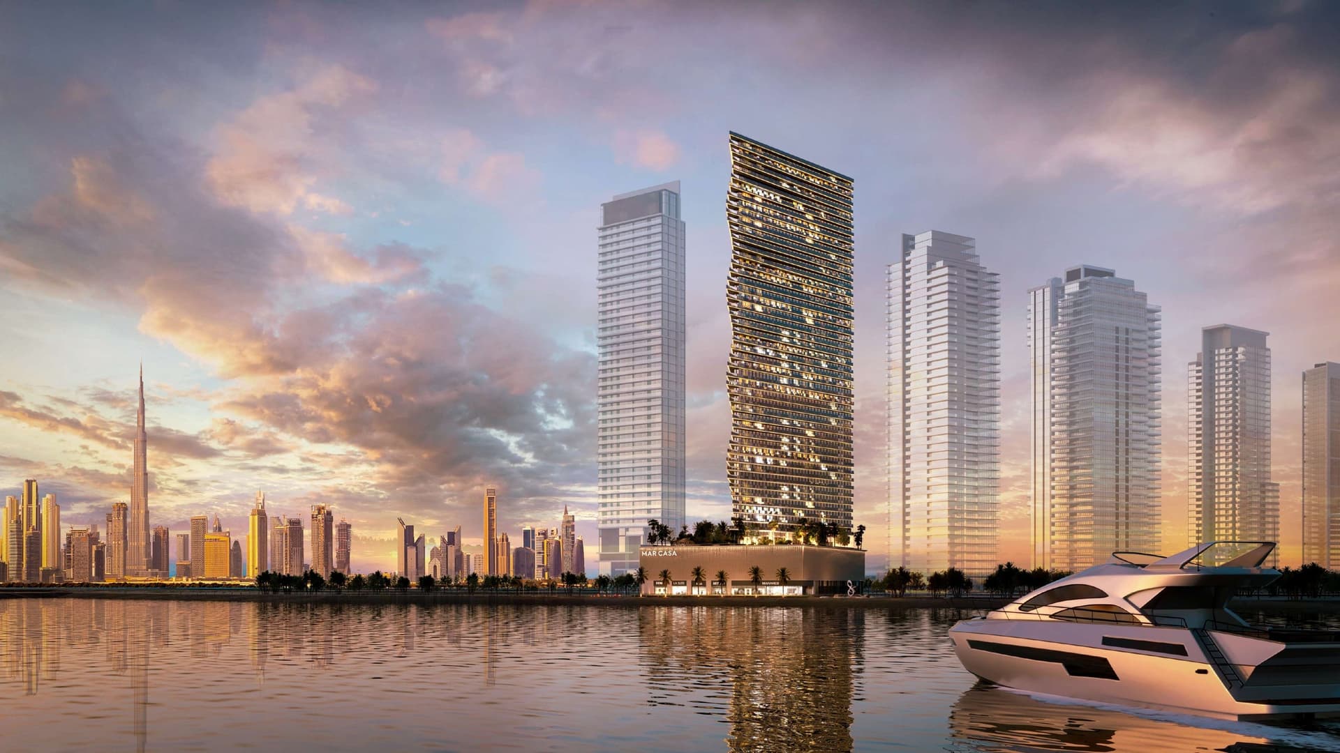 Mar Casa by Deyaar Development, Maritime City. Render supplied by developer.