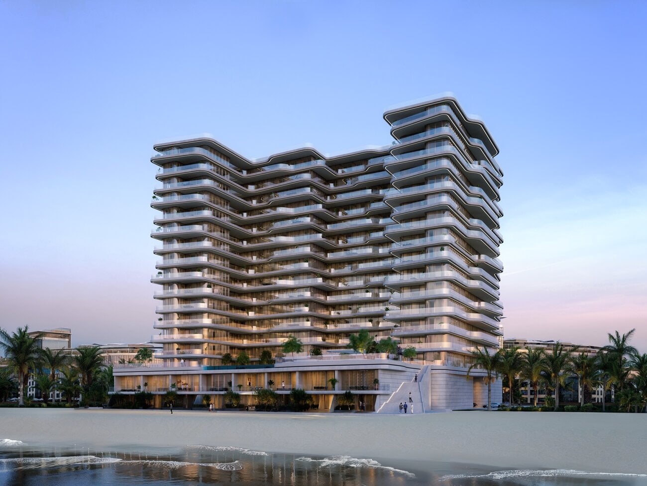 The Astera by Aston Martin by Dar Global in Al Marjan Island, render supplied by developer