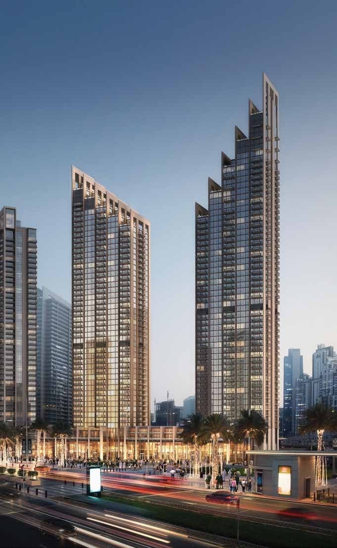 BLVD Heights by Emaar, Downtown Dubai. Render supplied by developer.