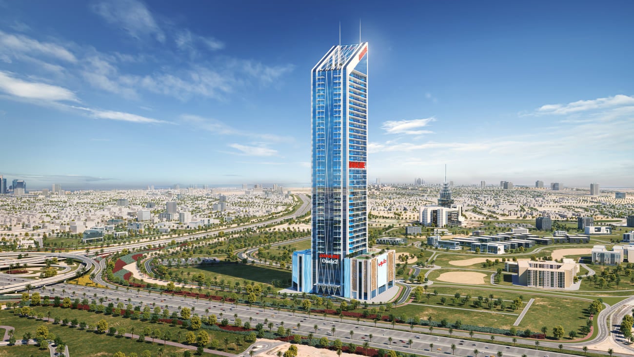 Oasiz 2 by Danube in Dubai Silicon Oasis, render supplied by developer